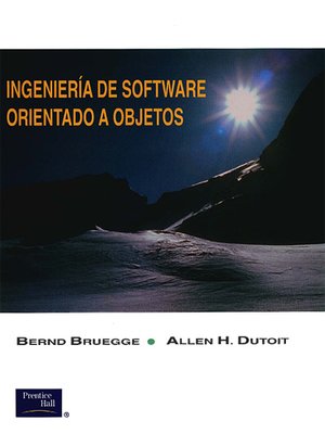 cover image of Ingeniería de software orientado a objetos